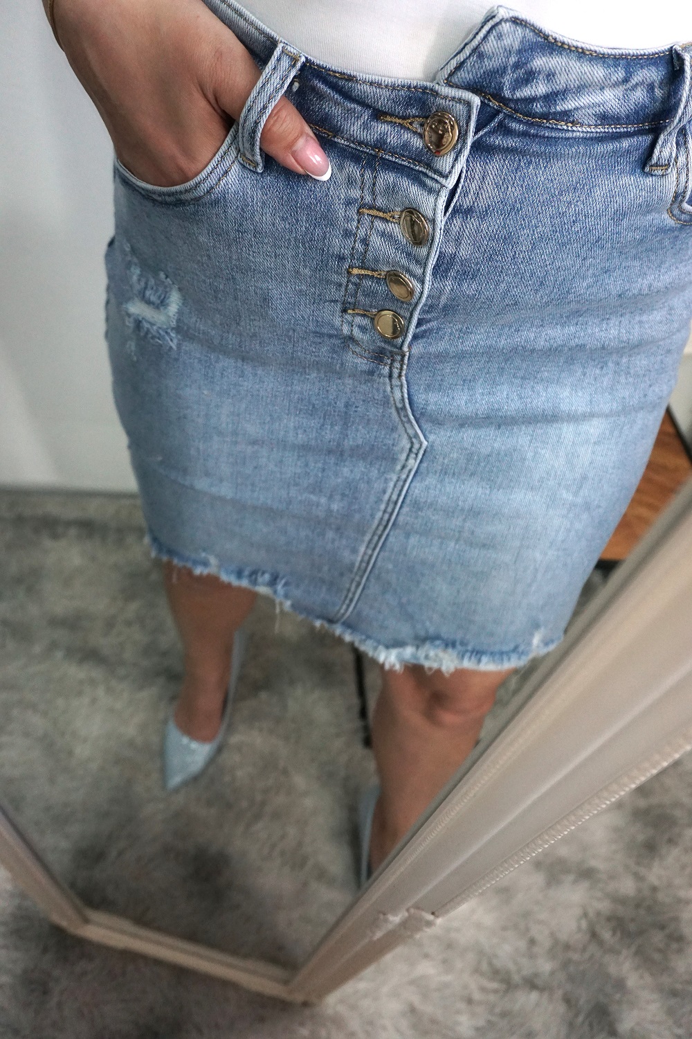 Rifľová sukňa ,,RE-dress,,