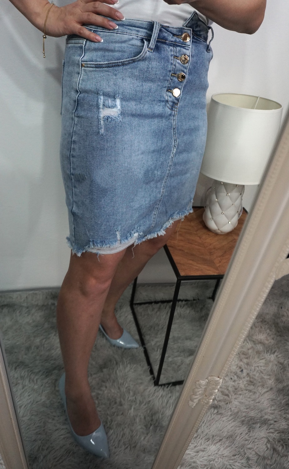Rifľová sukňa ,,RE-dress,,
